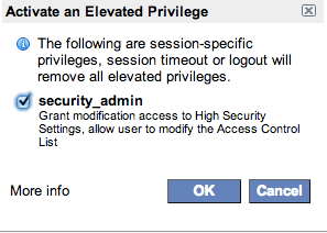 Elevating Privileges Dialogue