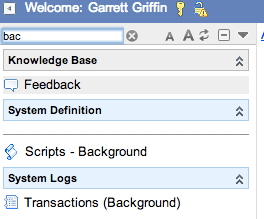 Finding Background Scripts